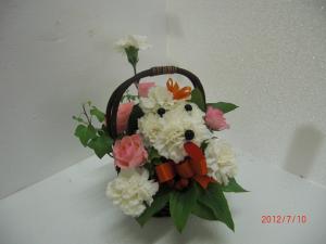 プードルのアレンジメント｜「フラワーショップまえだ」　（兵庫県たつの市の花キューピット加盟店 花屋）のブログ